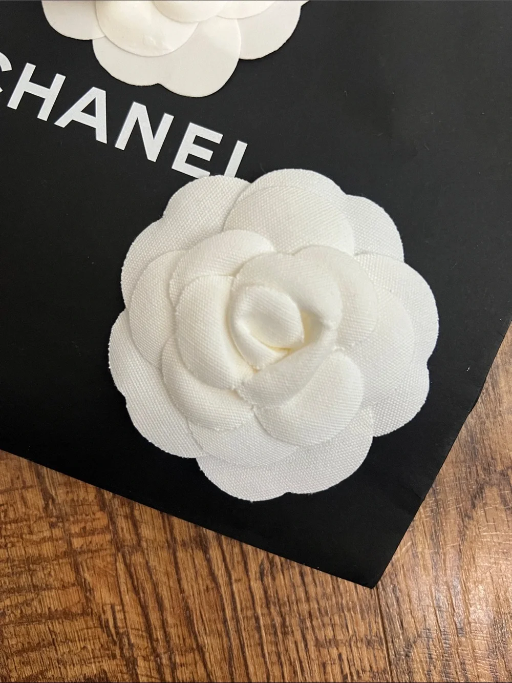 CHANEL authentic white